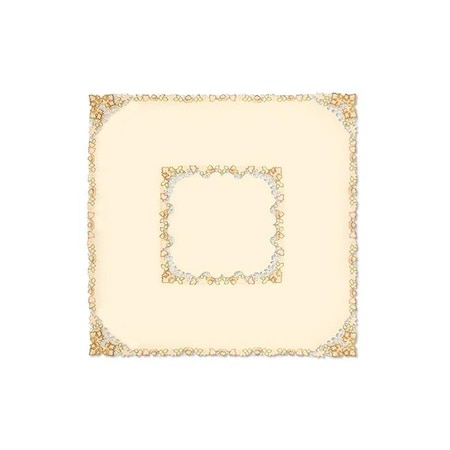 Heritage Lace Heritage Lace MA-6060C Maple 60 x 60 in. Tablecloth - Cream MA-6060C